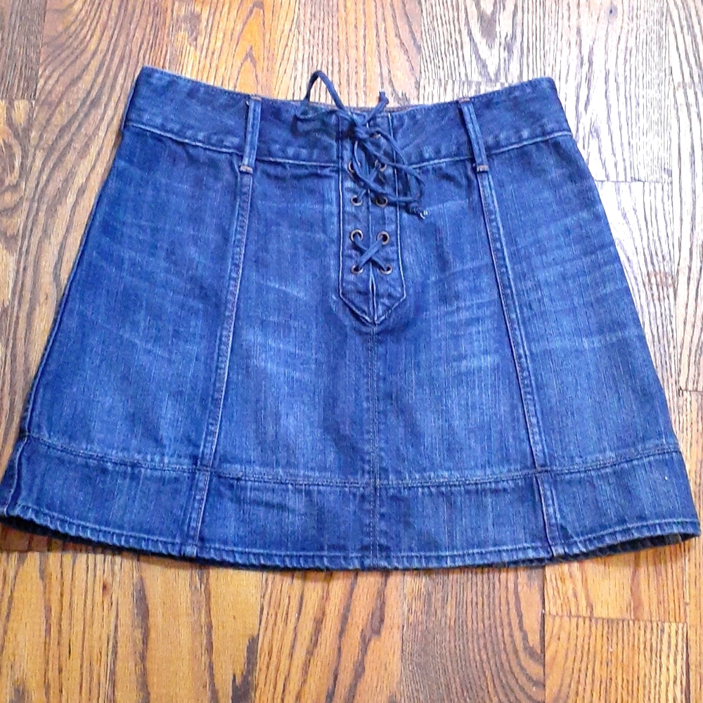 Abercrombie & Fitch denim mini skirt
